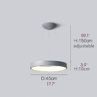 MIRODEMI Champery Minimalistic White Chandelier In The Shape Of Circle Parameters