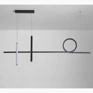 MIRODEMI Chateau-d'Oex LED Chandelier In A Minimalist Style Black Color