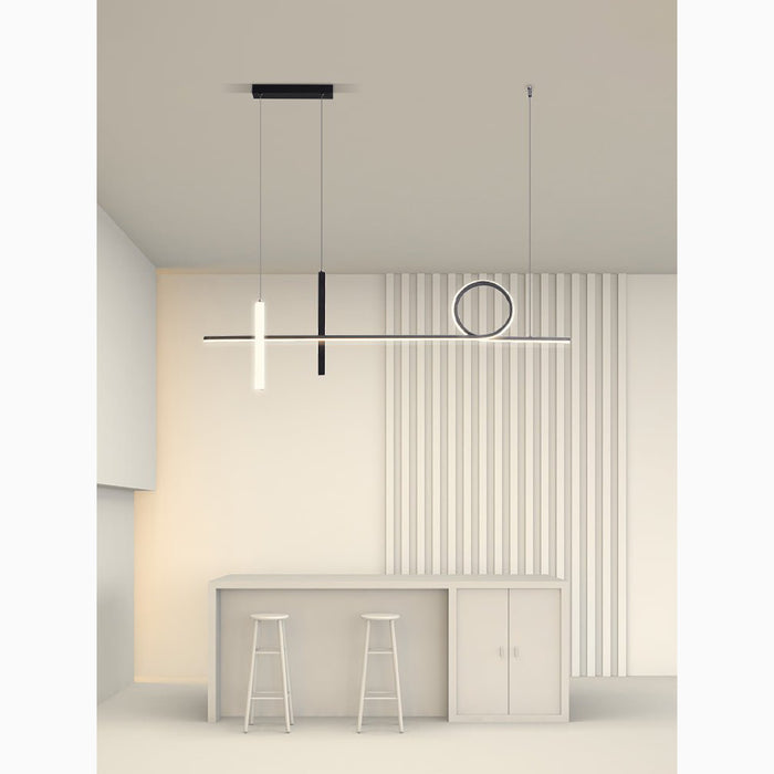 MIRODEMI Chateau-d'Oex LED Chandelier In A Minimalist Style For Kitchen Island