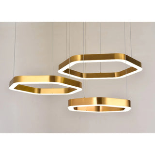 MIRODEMI® Châtelet | Hexagon Chandelier for Living room