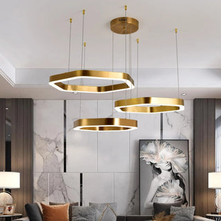 MIRODEMI® Châtelet | Hexagon Gold Light for Living room