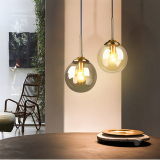 MIRODEMI Chexbres Pendant Light in the Shape of Glass Balls For Bedroom Decor