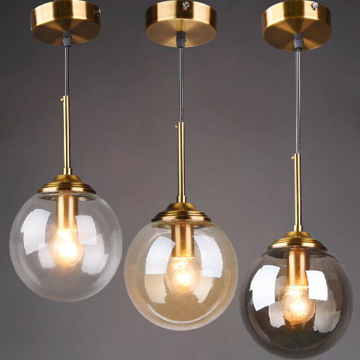 MIRODEMI Chexbres Pendant Light in the Shape of Glass Balls Colors