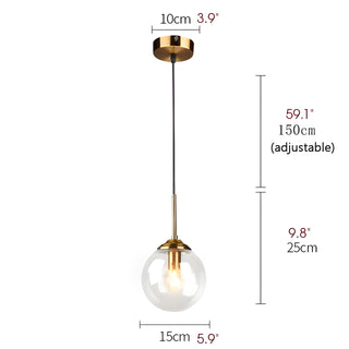 MIRODEMI Chexbres Pendant Light in the Shape of Glass Balls Size