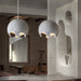 MIRODEMI Chiasso Chandelier in Planet Style Gray