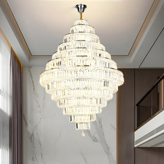 MIRODEMI® Chiavari | Lux Oval LED Crystal Waterfall Chandelier