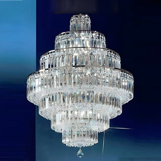 MIRODEMI® Chiavari | Lux Oval LED Crystal Waterfall Chandelier