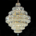 MIRODEMI® Chiavari | Lux Oval LED Crystal Waterfall Chandelier
