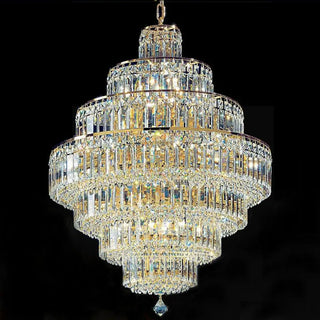 MIRODEMI® Chiavari | Lux Oval LED Crystal Waterfall Chandelier