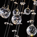 MIRODEMI® Chiavari | Lux Oval LED Crystal Waterfall Chandelier