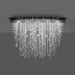 MIRODEMI® Chiavari | Lux Oval LED Crystal Waterfall Chandelier