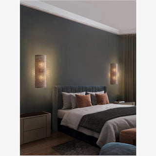 MIRODEMI® Chipiona | Modern design sconce for bedroom | wall sconce | crystal wall light