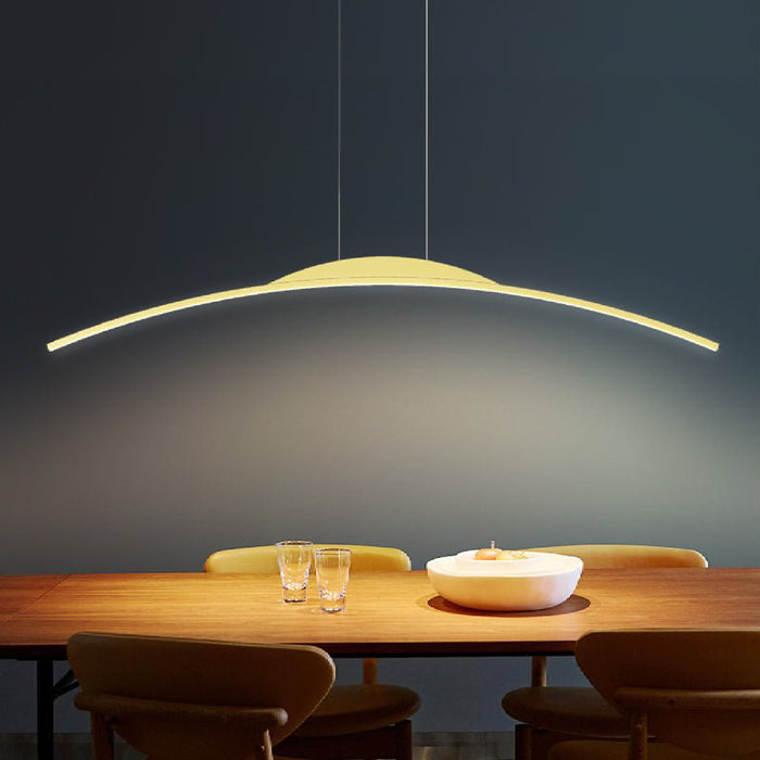 MIRODEMI Chur Gold Chandelier In Minimalistic Style For Dining Room