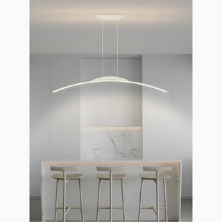 MIRODEMI Chur White Chandelier In Minimalistic Style For Kitchen Island