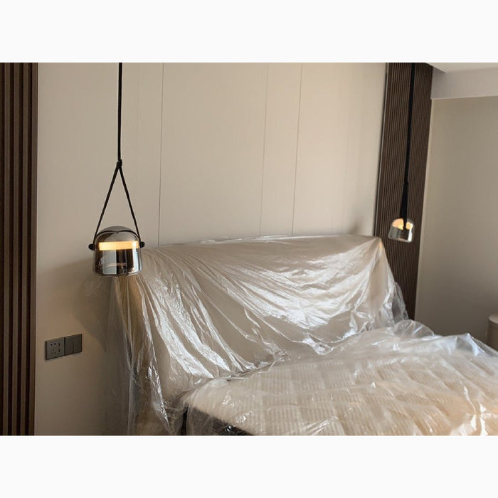 MIRODEMI® Cipières | LED Glass Pendant Light in a Nordic Style for Bedroom
