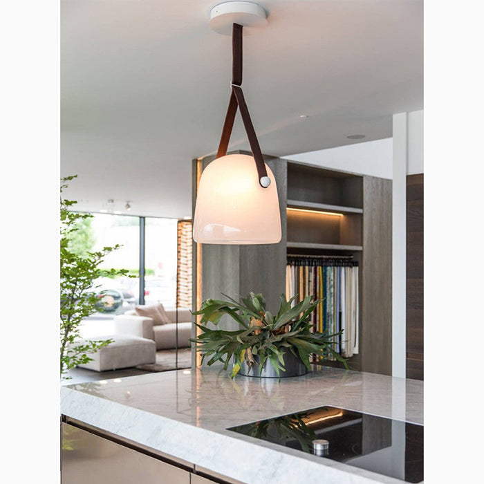 MIRODEMI® Cipières | LED Glass Pendant Light in a Nordic Style for Home