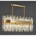 MIRODEMI® Cisano sul Neva | Modern Gold Crystal Chandelier for Living Room