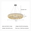 MIRODEMI® Claviers | Modern Elegant Crystal Pendant Chandelier