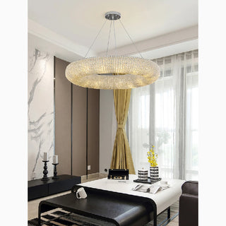 MIRODEMI® Claviers | Modern Elegant Crystal Pendant Chandelier