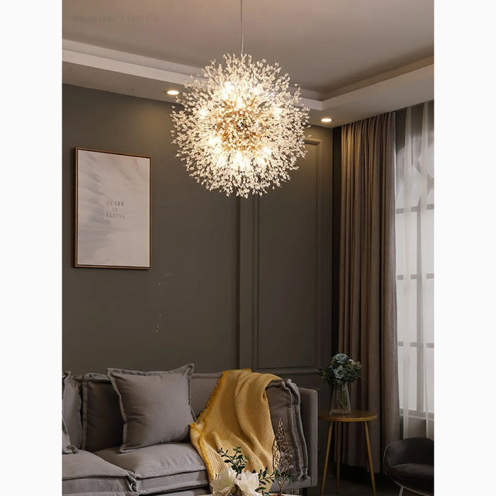 MIRODEMI® Collongues | Magic Fluff Crystal Chandelier For Ceiling