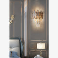 MIRODEMI® Córdoba | Smokey gray crystal wall lamp | wall sconces | wall light