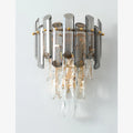MIRODEMI® Córdoba | Smokey gray crystal wall lamp | wall sconces | wall light