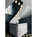 MIRODEMI® Corniglia | Staircase Crystal Chandelier 3 pendants / NOT Dimmable / Warm Light 3000K