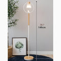 MIRODEMI® Corseaux | Creative Bell-Shaped LED Wooden Floor Lamp for Living room, Bedroom, Home, Hall