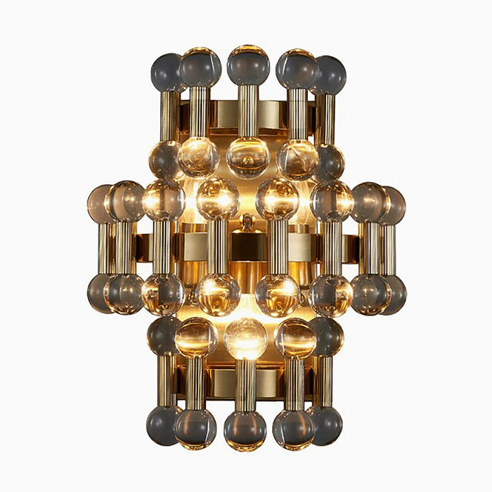 MIRODEMI® Coruña | Modern colorful design sconce for bedroom | wall sconces | wall light | crystal light