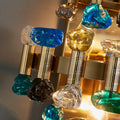 MIRODEMI® Coruña | Modern colorful design sconce for bedroom | wall sconces | wall light | crystal light