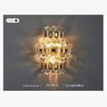 MIRODEMI® Coruña | Modern colorful design sconce for bedroom | wall sconces | wall light | crystal light