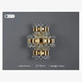 MIRODEMI® Coruña | Modern colorful design sconce for bedroom | wall sconces | wall light | crystal light