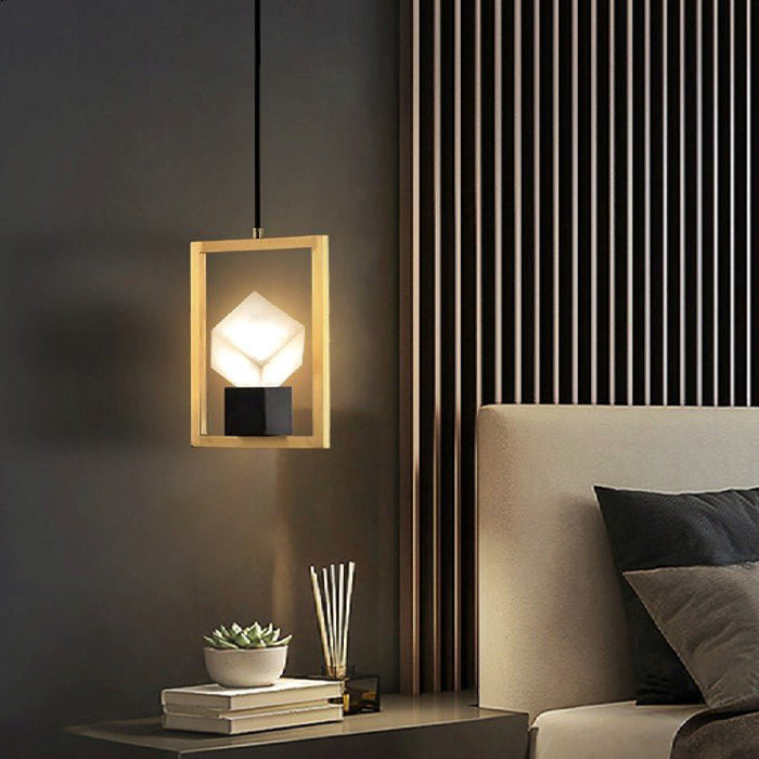 MIRODEMI® Cosseria | Luxury Cubic Pendant Light for Bedroom