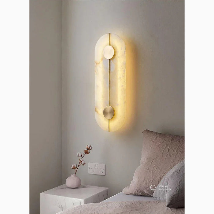 MIRODEMI® Creative Marble Wall Lamp in Chinese Style for Living Room, Bedroom image | luxury lighting | marble wall lamps