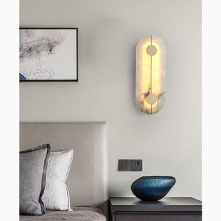 MIRODEMI® Creative Marble Wall Lamp in Chinese Style for Living Room, Bedroom image | luxury lighting | marble wall lamps