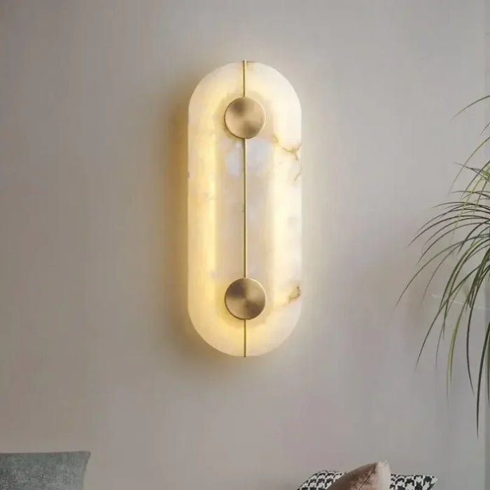 MIRODEMI® Creative Marble Wall Lamp in Chinese Style for Living Room, Bedroom image | luxury lighting | marble wall lamps