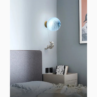 MIRODEMI® Creative Universe Lantern Planet Wall Sconce for Kids Room, Bedroom image | luxury lighting | planet wall lamps