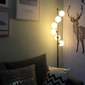 MIRODEMI® Cressier | Creative Spiral Floor Lamp with Glass Balls Lampshade for Living Room, Bedroom, Home