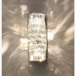 MIRODEMI® Crevillent | Gold/chrome wall sconce | wall lamp | crystal wall light