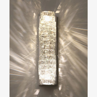 MIRODEMI® Crevillent | Gold/chrome wall sconce | wall lamp | crystal wall light