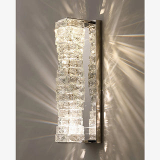 MIRODEMI® Crevillent | Gold/chrome wall sconce | wall lamp | crystal wall light