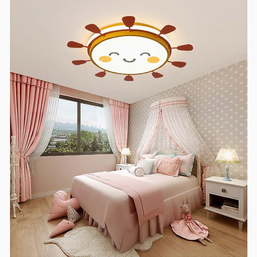 Creative LED Smile Sun Lamp for Kids room