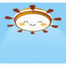 MIRODEMI® Crissier | Creative LED Smile Sun Lamp for Kids room