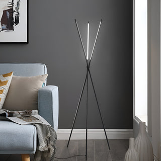 MIRODEMI® Cully | Post Modern Black LED Minimalistic Floor Lamp for Living Room, Bedroom, Home, Hall