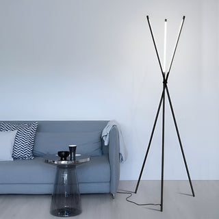 MIRODEMI® Cully | Post Modern Black LED Minimalistic Floor Lamp for Living Room, Bedroom, Home, Hall