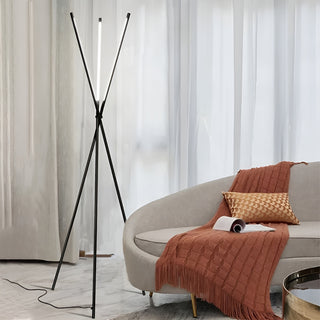 MIRODEMI® Cully | Post Modern Black LED Minimalistic Floor Lamp for Living Room, Bedroom, Home, Hall