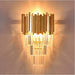 MIRODEMI® Denia | Luxury crystal wall light | wall sconce | golden wall lamp