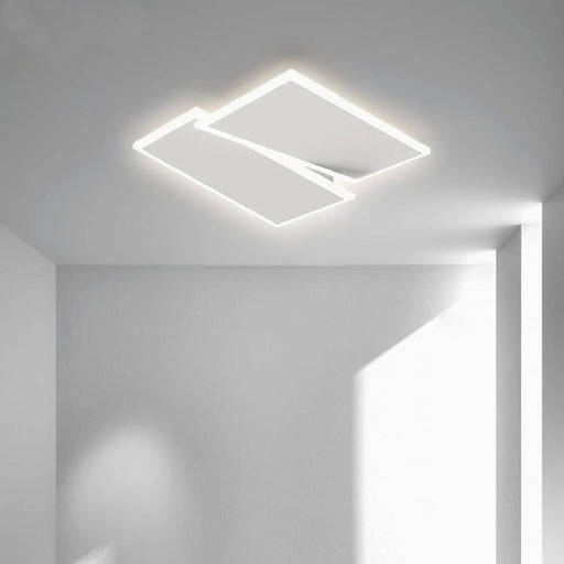 MIRODEMI® Diest | white Acrylic Rectangle LED Ceiling Light
