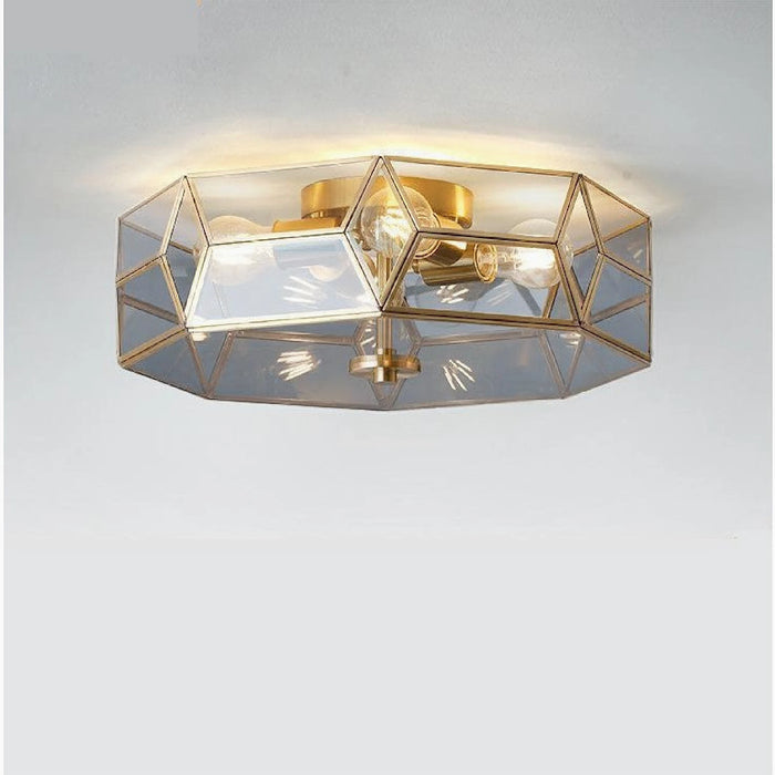 MIRODEMI® Dietikon | Modern LED Copper Ceiling Lamp lights