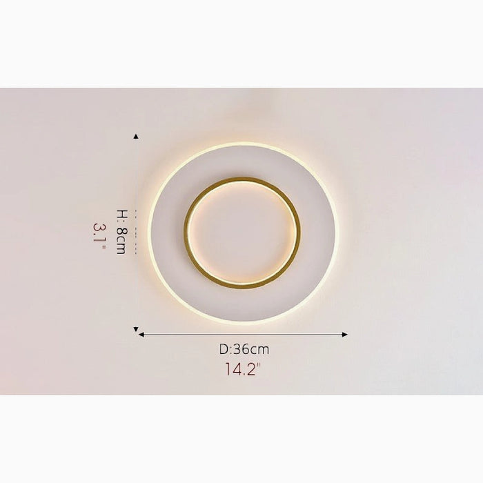 MIRODEMI® Dinant | gold LED Celling Light
